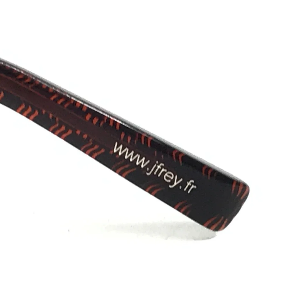 J.F. Rey Eyeglasses Frames JF2550 7590 Brown Blue Rectangle Half Rim 55-19-140
